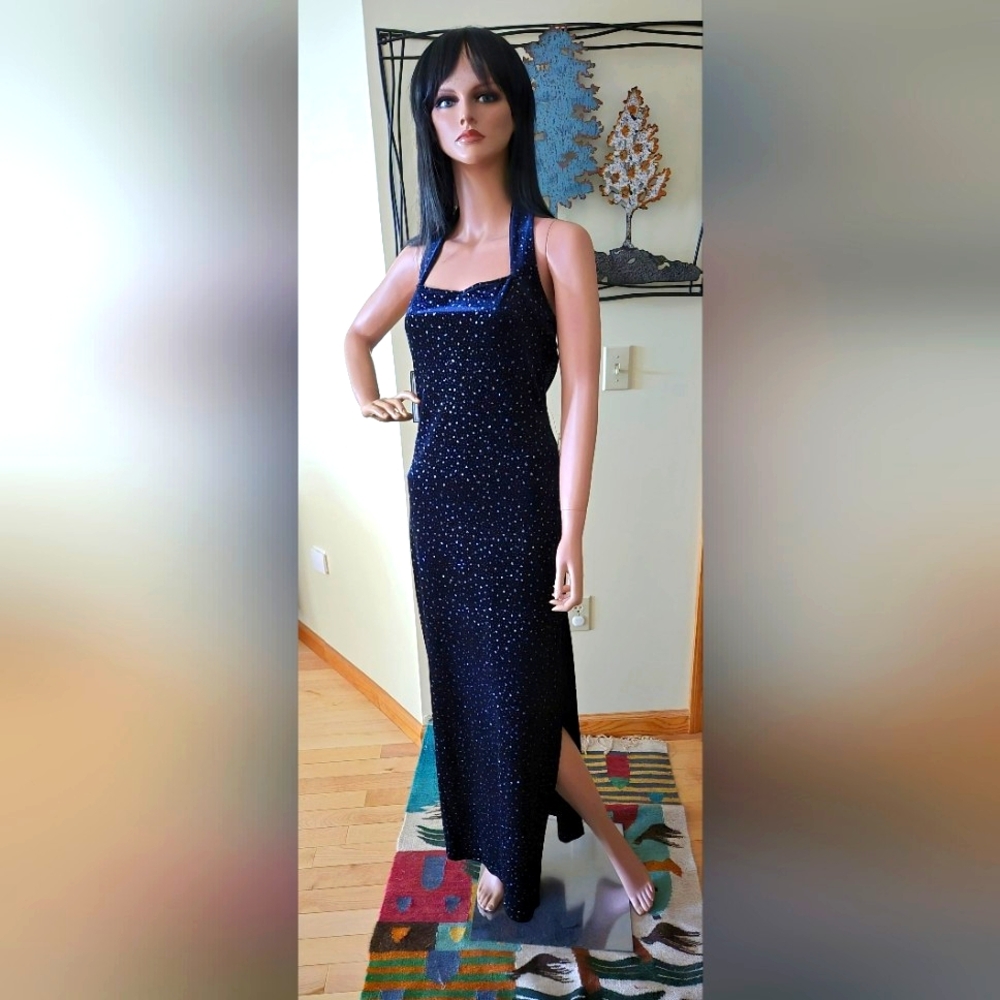 'Starry Night' Zum Zum Evening Gown size 13 - Picture 2 of 16